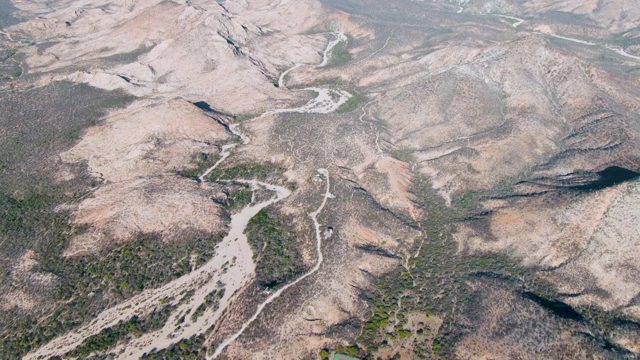 Winding Mountain Roads in Arid Terrain