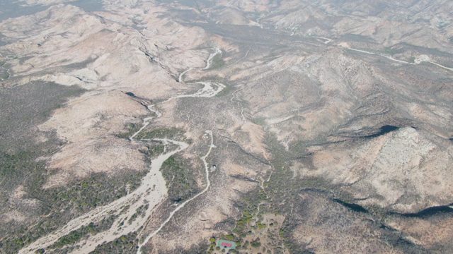 Winding Roads Through Arid Mountain Ridges
