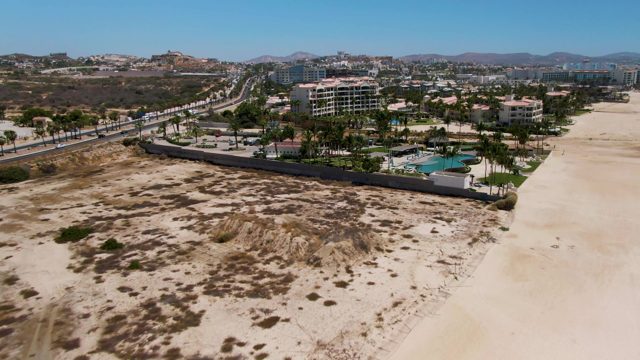 Coastal Resort, Sandy Dunes, and Beach From Aerial