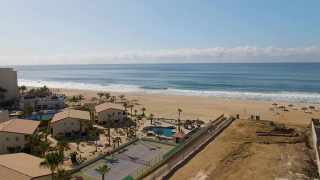 Beach Resort with Pools and Tennis Courts