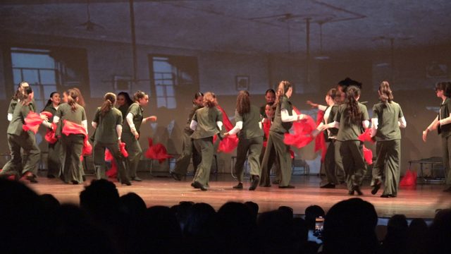 SAN JOSE DEL CABO BCS MEXICO-2023: Dance Group Performing Synchronized Routine on Stage