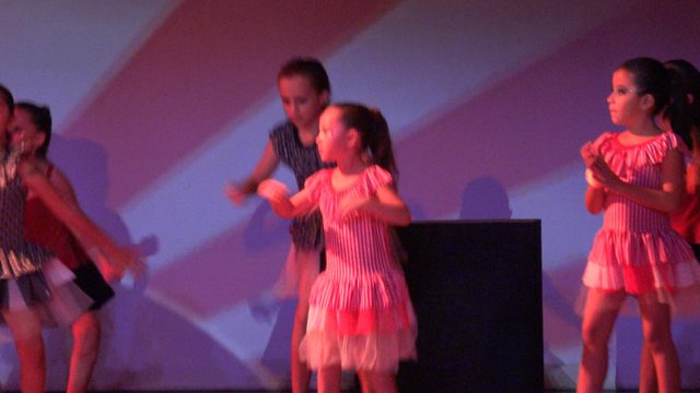 SAN JOSE DEL CABO BCS MEXICO-2023: Children Performing a Synchronized Dance Routine on Stage