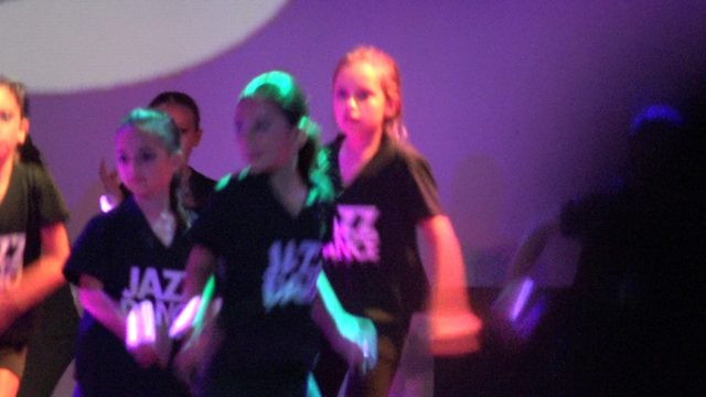 SAN JOSE DEL CABO BCS MEXICO-2023: Jazz Dance Students Performing in Synchronized Routine