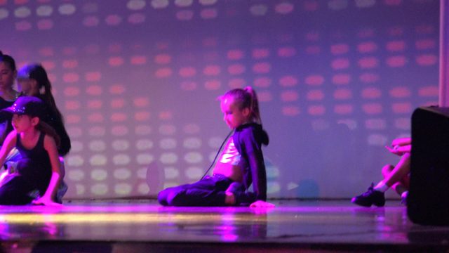 SAN JOSE DEL CABO BCS MEXICO-2023: Children Performing Choreographed Dance on Stage