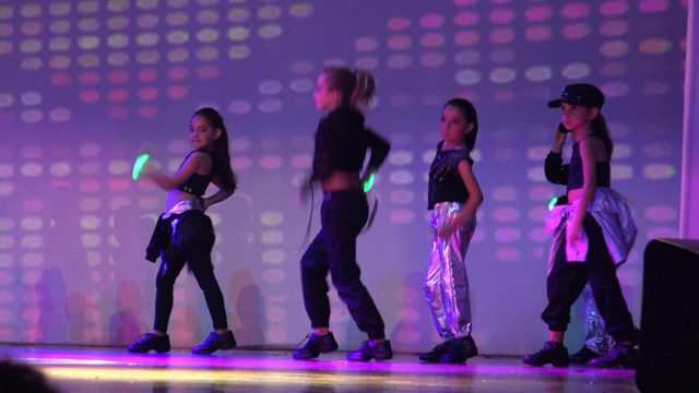 SAN JOSE DEL CABO BCS MEXICO-2023: Children Performing Choreographed Dance on Stage