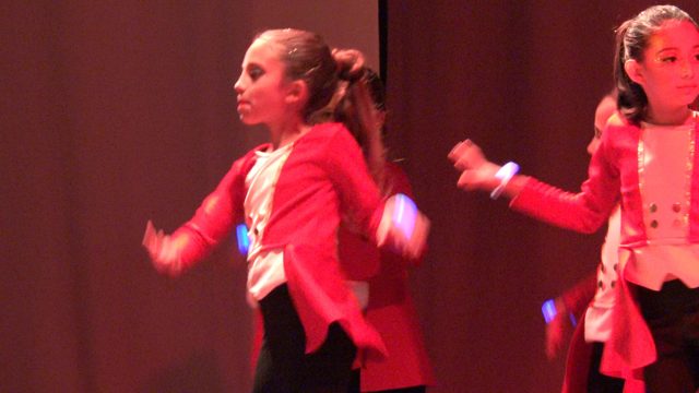 SAN JOSE DEL CABO BCS MEXICO-2023: Girls Performing a Choreographed Dance on Stage