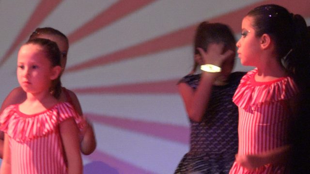 SAN JOSE DEL CABO BCS MEXICO-2023: Young Girls Performing a Dance Routine on Stage