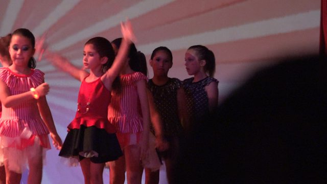 SAN JOSE DEL CABO BCS MEXICO-2023: Young Girls Performing a Dance Routine on Stage