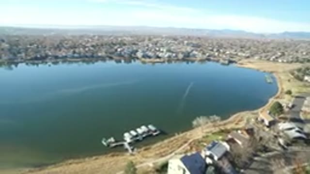 WESTMINSTER COLORADO-2016: Camera Slowly Panning At The City Coastal Line On A