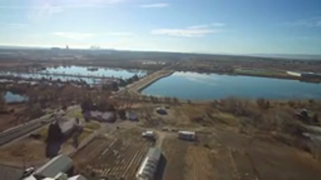 WESTMINSTER COLORADO-2016: Scenic Outer Suburb Drone Flyover Footage