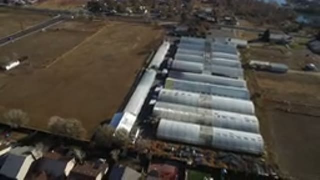 WESTMINSTER COLORADO-2016: Top View of Industrial Construction Site and Plant Operations