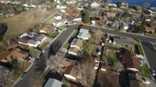 WESTMINSTER COLORADO-2016: Bird's Eye View Of Quiet Suburban Neighborhood With