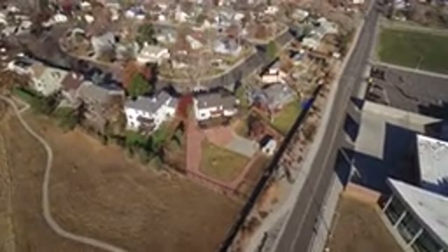 WESTMINSTER COLORADO-2016: Aerial View Of A Quiet Suburban Neighborhood