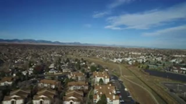 WESTMINSTER COLORADO-2016: Beautiful View Of Residential Neighborhood With Blue Sky