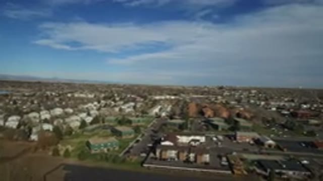 WESTMINSTER COLORADO-2016: Panoramic View From Above Of A Village Showing Some