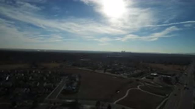 WESTMINSTER COLORADO-2016: View Of Bright Blue Sky With Some Houses On The