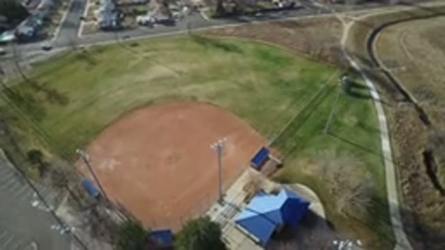 WESTMINSTER COLORADO-2016: Drone Footage Over Baseball Diamond and City Roads