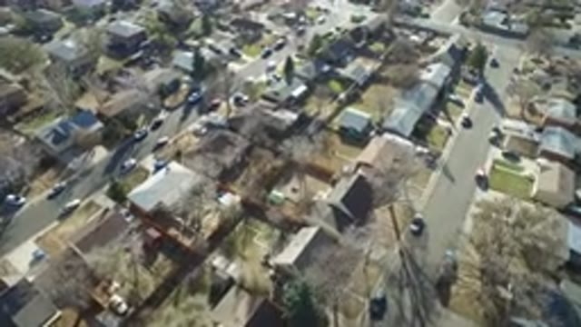 WESTMINSTER COLORADO-2016: A Close And Gentle Drone Shot Of A Peaceful