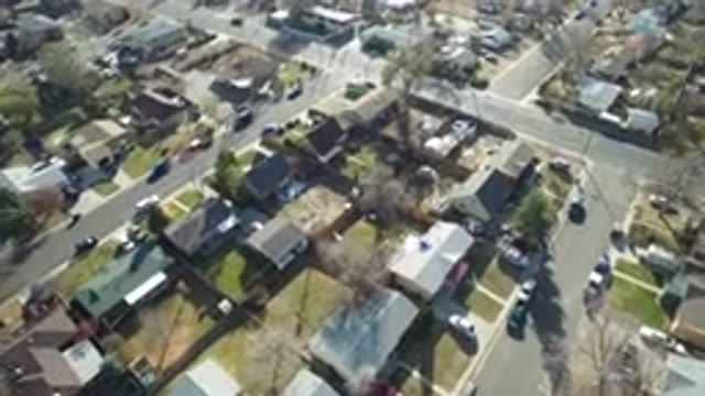WESTMINSTER COLORADO-2016: Aerial View Over A Neighborhood