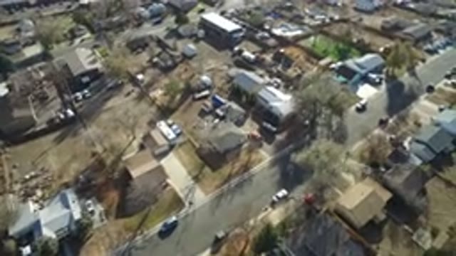 WESTMINSTER COLORADO-2016: Suburban Neighborhood Aerial Shot Across Houses