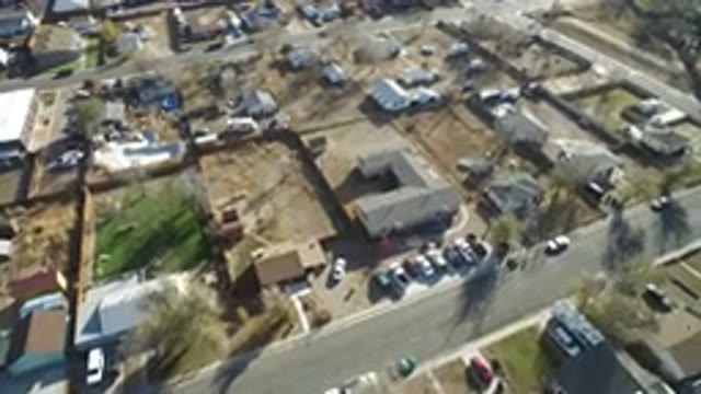 WESTMINSTER COLORADO-2016: Aerial View of Suburban Neighborhood and Streets in Colorado