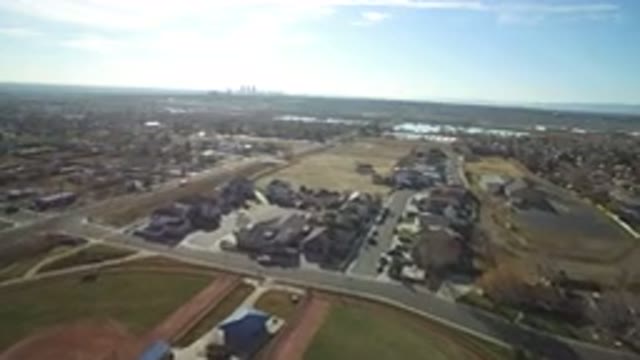 WESTMINSTER COLORADO-2016: Drone Video Of A Small Town Next To A Large Clear Lake