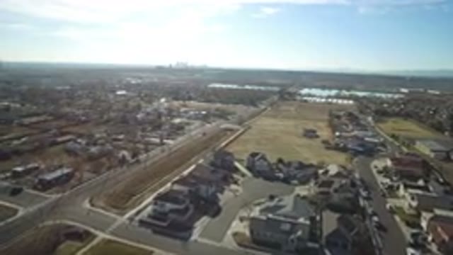 WESTMINSTER COLORADO-2016: Top View Of Colony Buildings And Cars