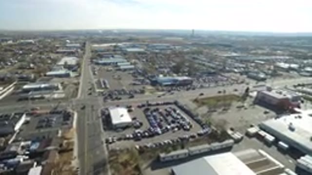 WESTMINSTER COLORADO-2016: Forward Moving Drone Footage Over Streets And Suburban Homes
