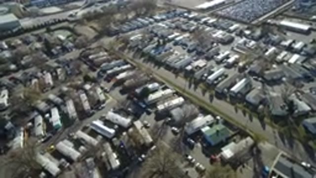 WESTMINSTER COLORADO-2016: Aerial City View Showing Roads and Buildings