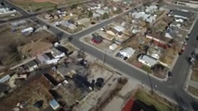 WESTMINSTER COLORADO-2016: Aerial Shot Of A Block In A Small Town With Houses