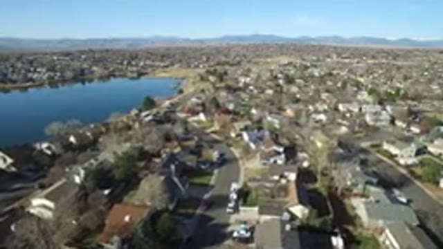 WESTMINSTER COLORADO-2016: Flying Over The Top Of Crowded Neighborhoods Of Nice Homes
