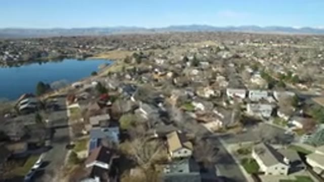 WESTMINSTER COLORADO-2016: A Top View Of The City Which Covered By Lakes And