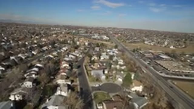 HIDDEN LAKE COLORADO-2016: Aerial Footage Shows Empty Streets Around The
