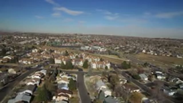 HIDDEN LAKE COLORADO-2016: Aerial View Of A Subdivision With Houses And Trees