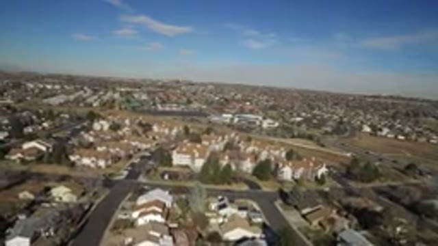 HIDDEN LAKE COLORADO-2016: Aerial View of a Subdivision Filled With Pretty Homes