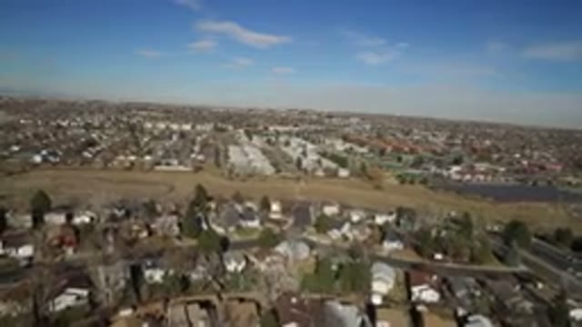 HIDDEN LAKE COLORADO-2016: Seen From Above Many Middle Class Houses Seem Like A