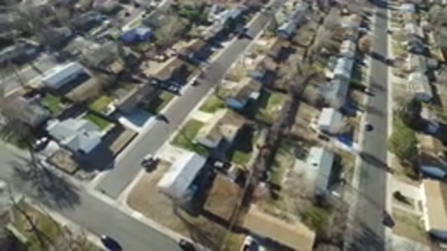 HIDDEN LAKE COLORADO-2016: Aerial View Of A Neighborhood