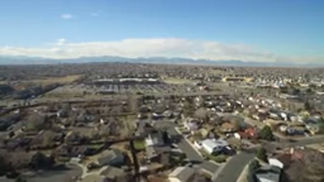 HIDDEN LAKE COLORADO-2016: A View Of The Suburb From Up High On A Clear Day