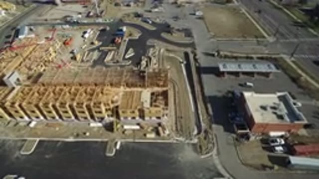 HIDDEN LAKE COLORADO-2016: A Birdseye Tour Around A Building Site For Houses