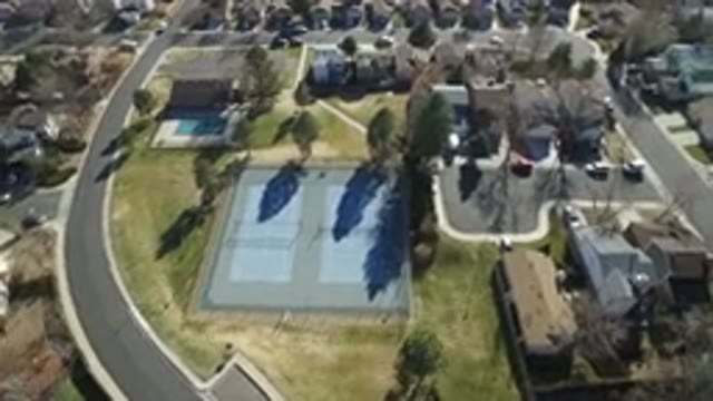 HIDDEN LAKE COLORADO-2016: Houses Park Pools Development Neighborhood Trees