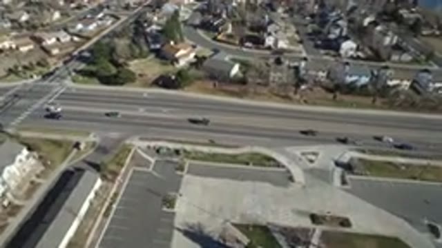 HIDDEN LAKE COLORADO-2016: Roads Top View Drone View Colony Buildings Cars On