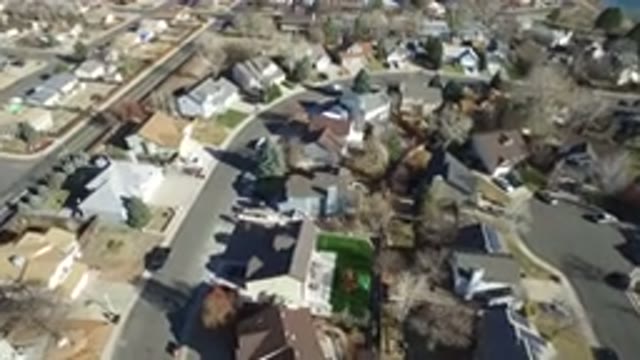 HIDDEN LAKE COLORADO-2016: Large Aerial Footage Of Many Homes In A Community