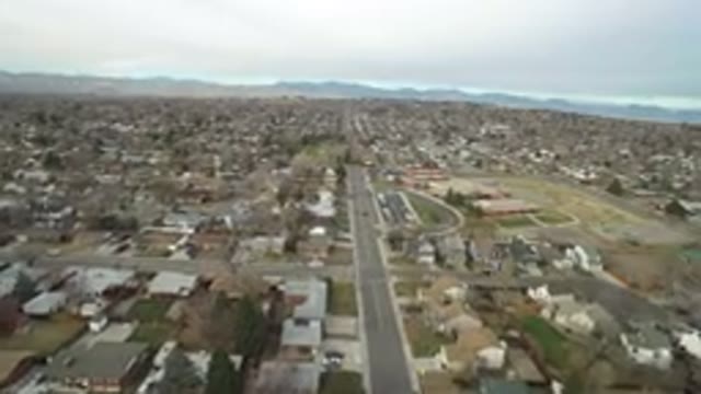 WESTMINSTER COLORADO-2016: Aerial View Showing An Urban Center With Homes
