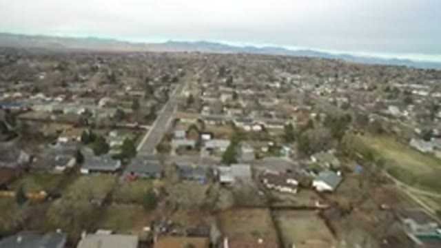 WESTMINSTER COLORADO-2016: A View Of A Suburb Looking Out Towards An Arid Landscape