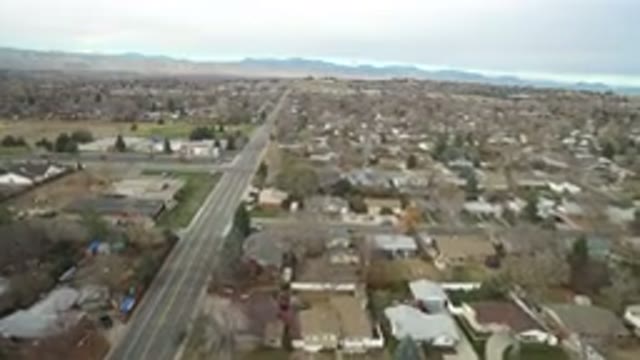WESTMINSTER COLORADO-2016: Aerial Footage Of A Large Town With Massive Roadways