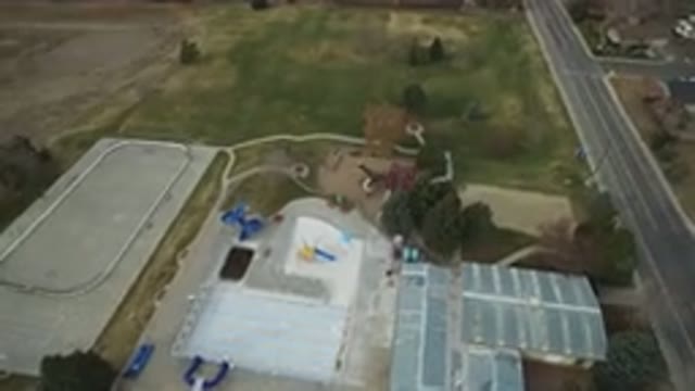 WESTMINSTER COLORADO-2016: Drone Video Of A Large Park And Field Next To A Road
