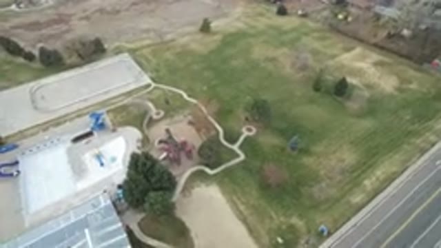 WESTMINSTER COLORADO-2016: Drone Vision of a Beautiful Property with Green Lawn