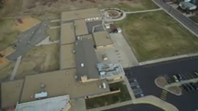 WESTMINSTER COLORADO-2016: Overhead View Of A Complex And Parking Lot With Some Cars