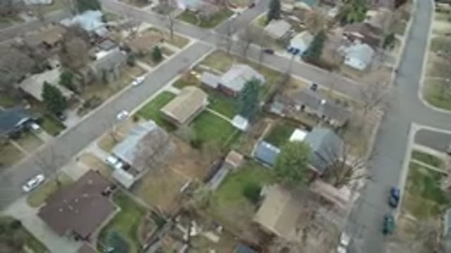 WESTMINSTER COLORADO-2016: Drone Video Of Large Houses As The Camera Spins
