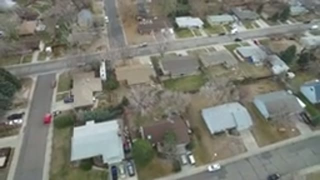 WESTMINSTER COLORADO-2016: Rural Neighborhood With Cars Parked Sky View Of The